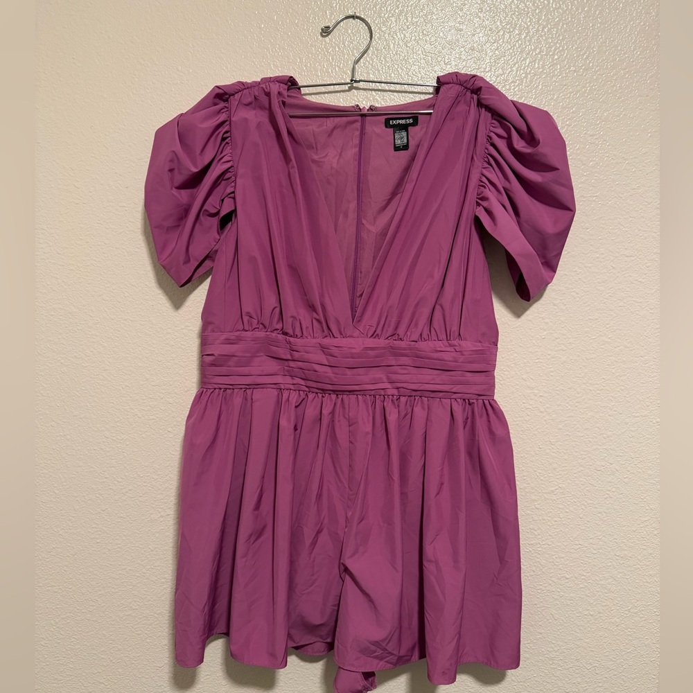 Express Bright Fuchsia Sleeveless Dress